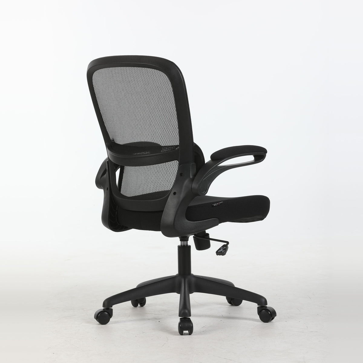 ACACIA task chair in black, back view