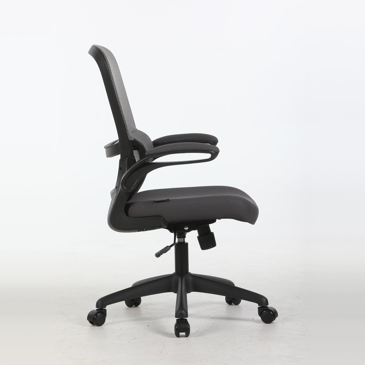 ACACIA task chair in grey, side view