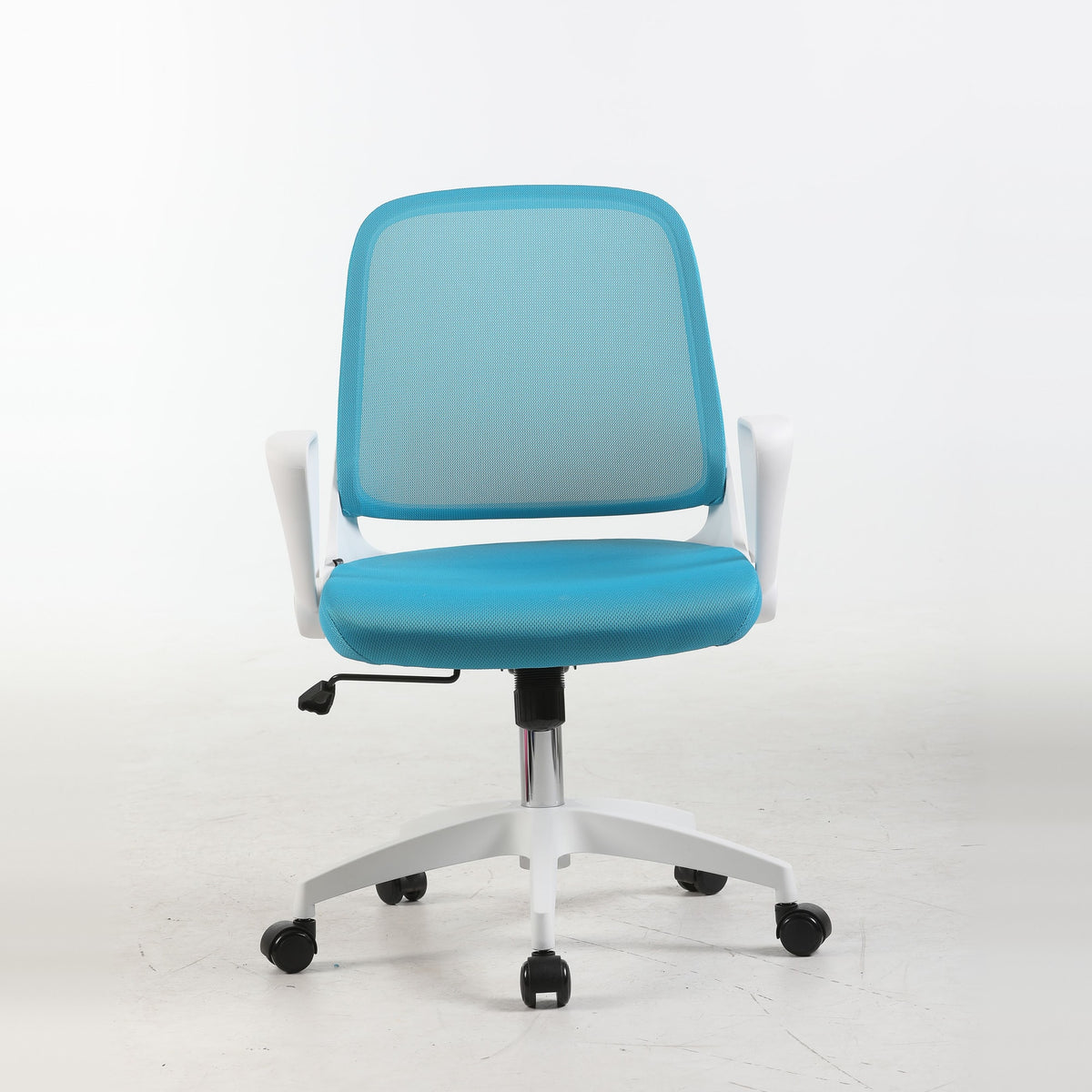 ALANI study chair in blue, front view