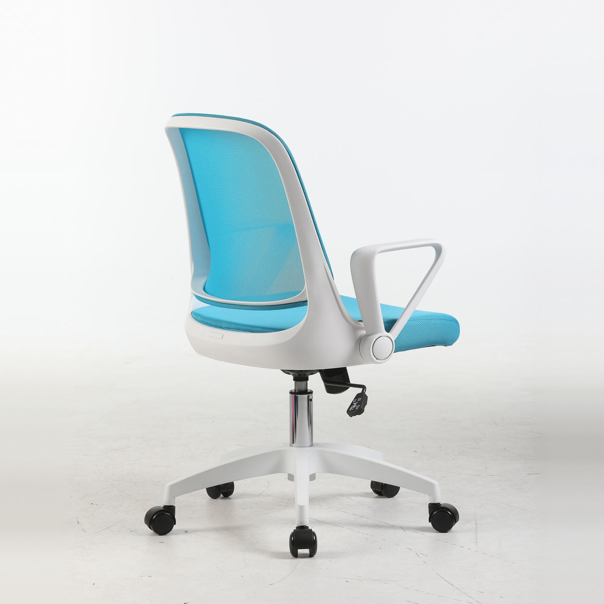 ALANI study chair in blue, back view