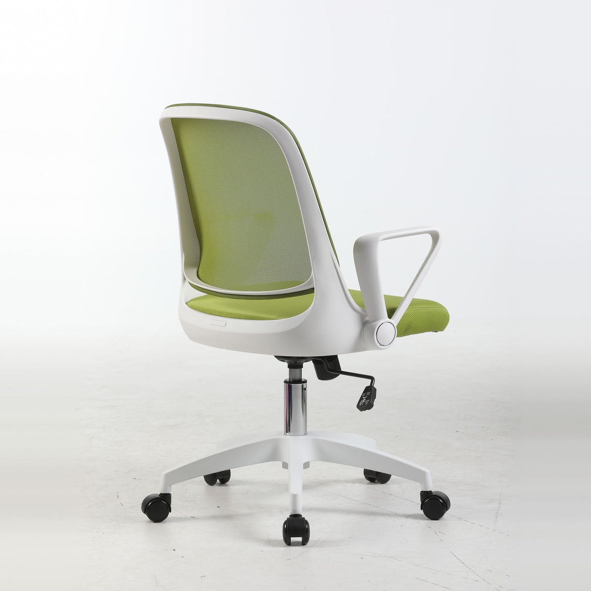 ALANI study chair in green, back view