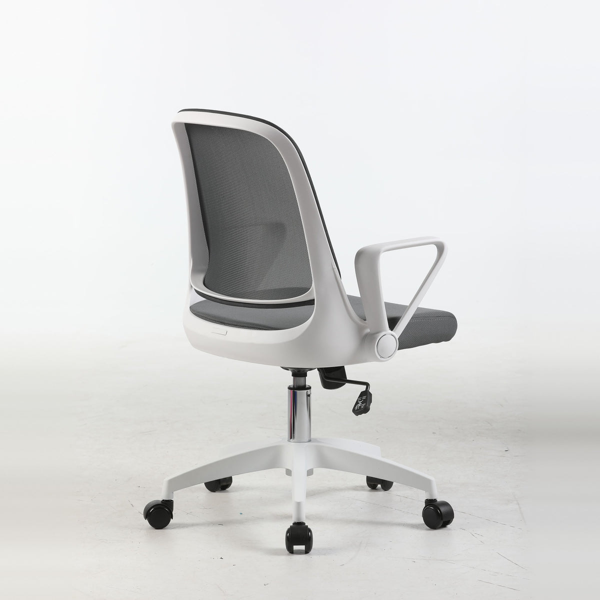 ALANI study chair in grey, back view