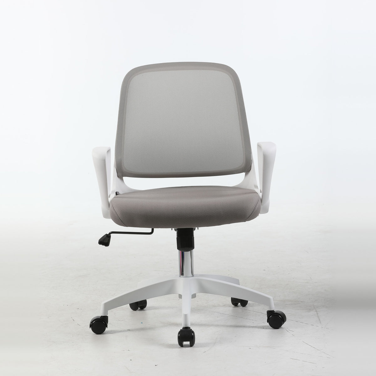 ALANI study chair in light grey, front view