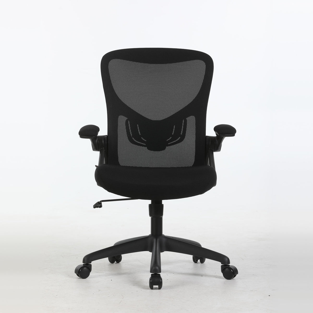 AYLA office chair in black, front view